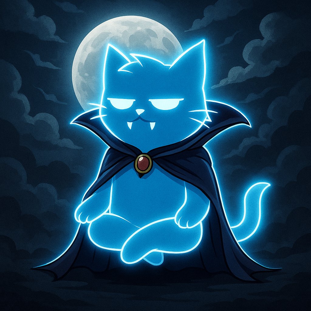 GHOST Cat Art