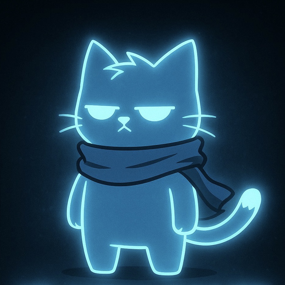 GHOST Cat Art