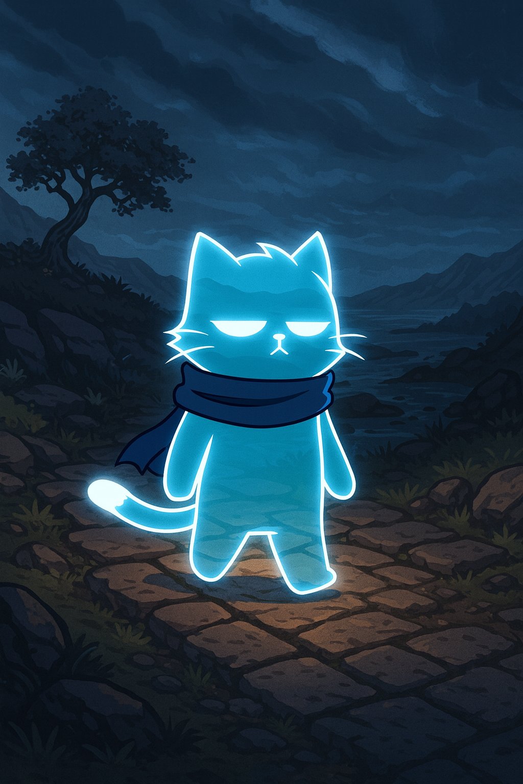 GHOST Cat Art